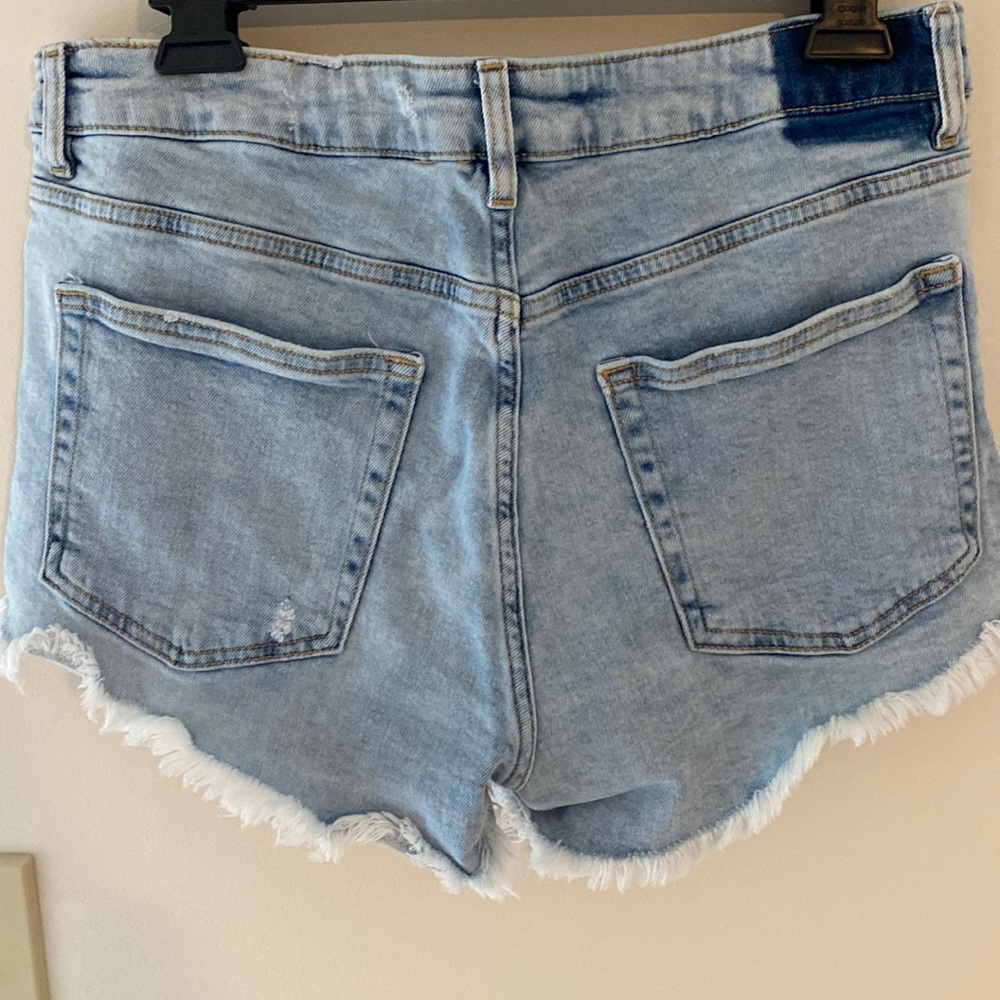 Denim High Waisted Shorts